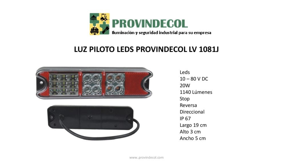Luz piloto leds PROVINDECOL LV1081J