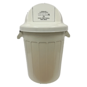 Papelera tapa cúpula