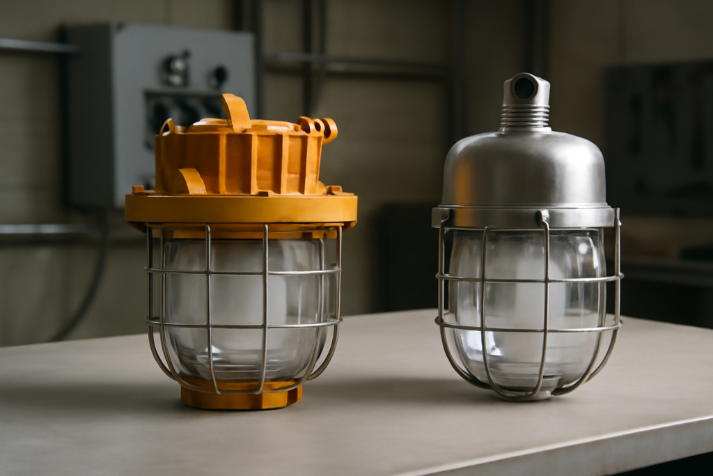 Iluminación explosion proof vs iluminación intrínsecamente segura.