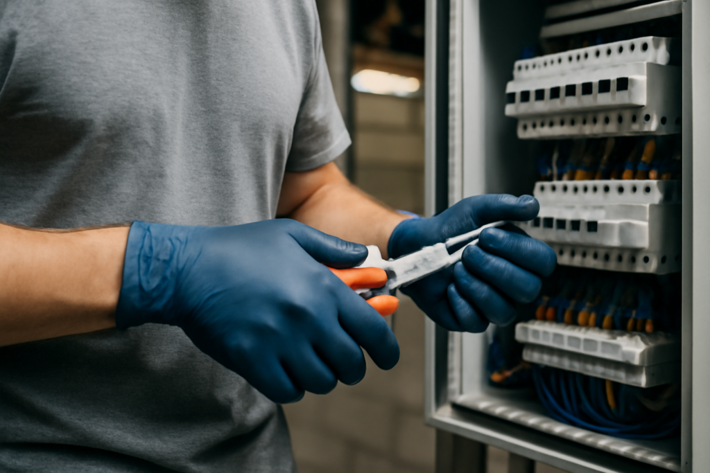 Guantes de Nitrilo para Trabajo Eléctrico: Alternativa Económica y Efectiva