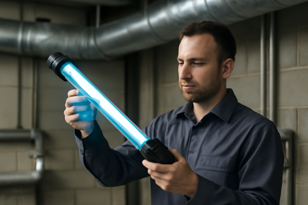 Iluminación UV-C industrial: cuándo y cómo usarla para desinfección