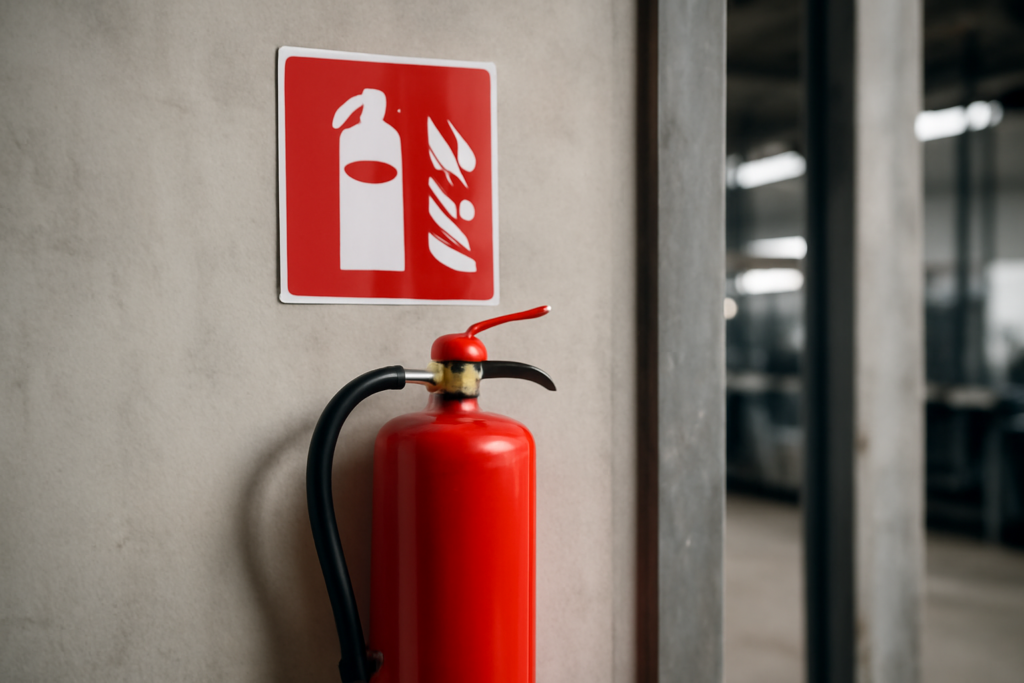 Señalización de extintores: estándares ISO 7010 y consejos de visibilidad