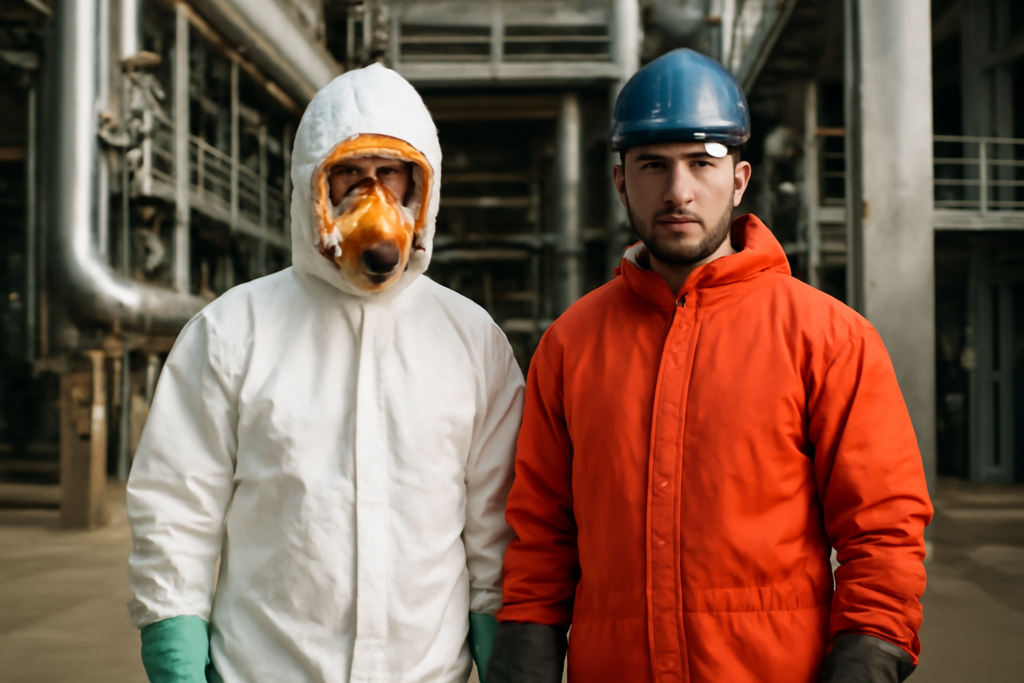 Ropa Protección Química vs Ropa Térmica: Cuándo Usar Cada Una