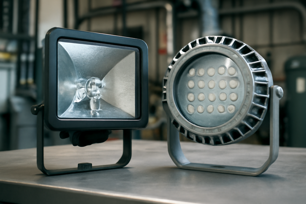 Durabilidad extrema: Comparación de vida útil entre halógenas y LED en zonas ATEX.