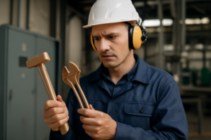 ¿Cuándo es obligatorio el uso de herramientas antichispa? Guía según normativas de seguridad laboral.