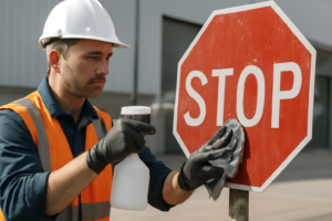 Mantenimiento de señales: ¿Cuándo deben ser reemplazadas o limpiadas?.