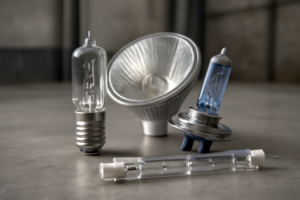 Tipos de luces halógenas según aplicación