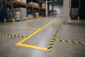 Señalización perimetral en almacenes y centros logísticos