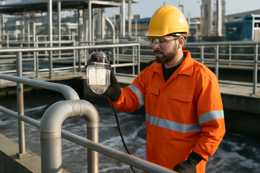 Plantas de tratamiento de aguas residuales: Iluminación ante gases peligrosos.