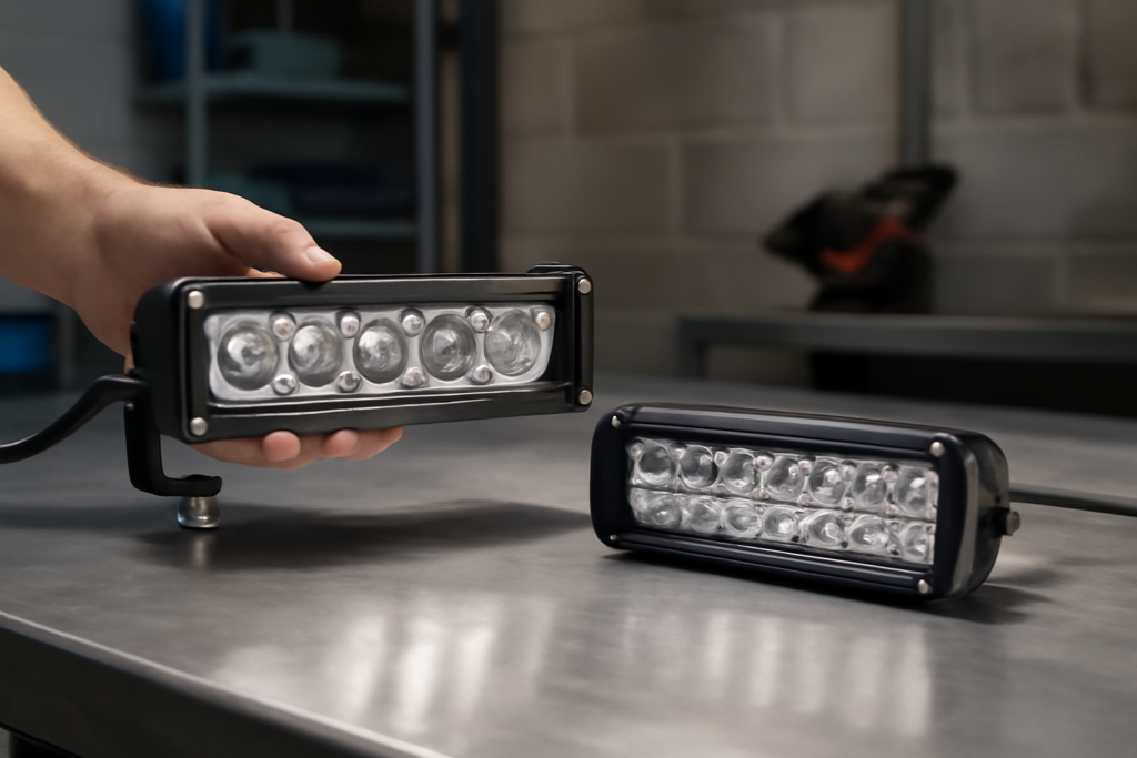 Barra de luz spot vs flood: ¿Cuál necesitas?