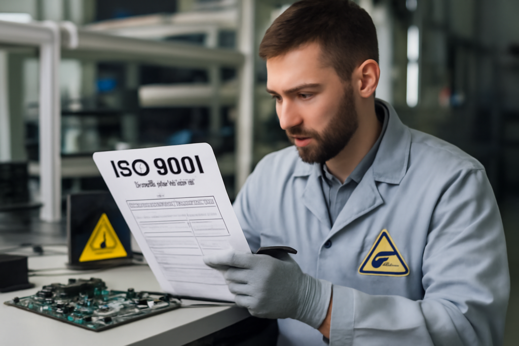 ISO 9001 y su relación con el control ESD en sistemas de calidad