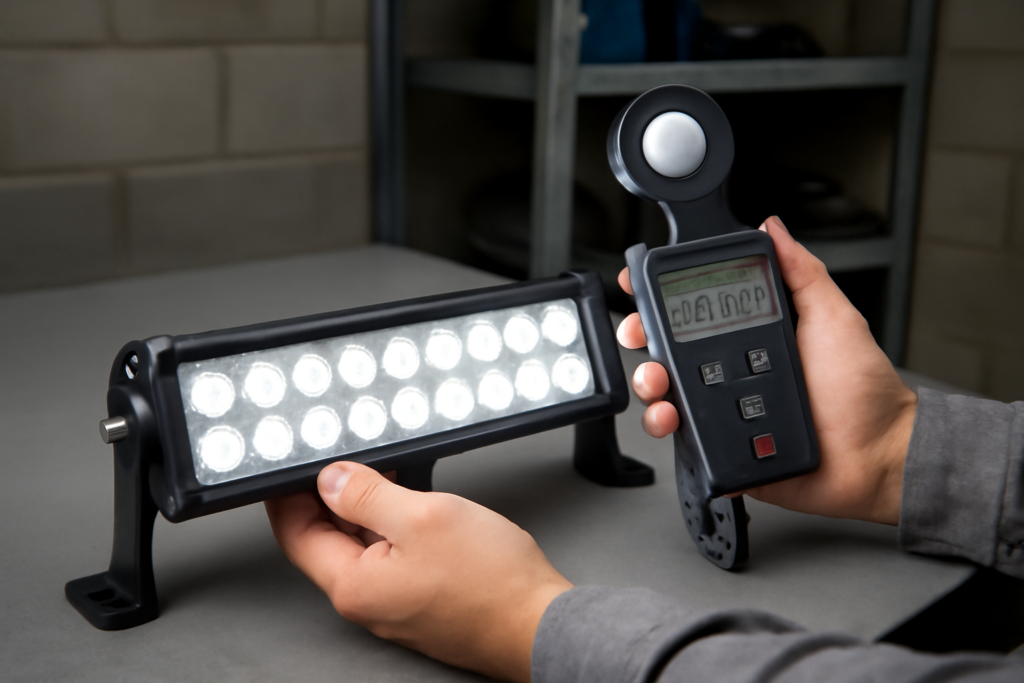 ¿Cuántos lúmenes necesitas en una barra de luces LED?