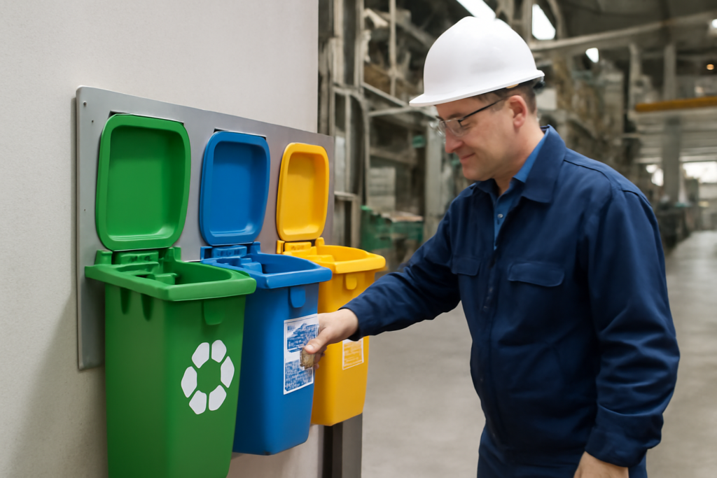 Beneficios de implementar puntos ecológicos en plantas industriales