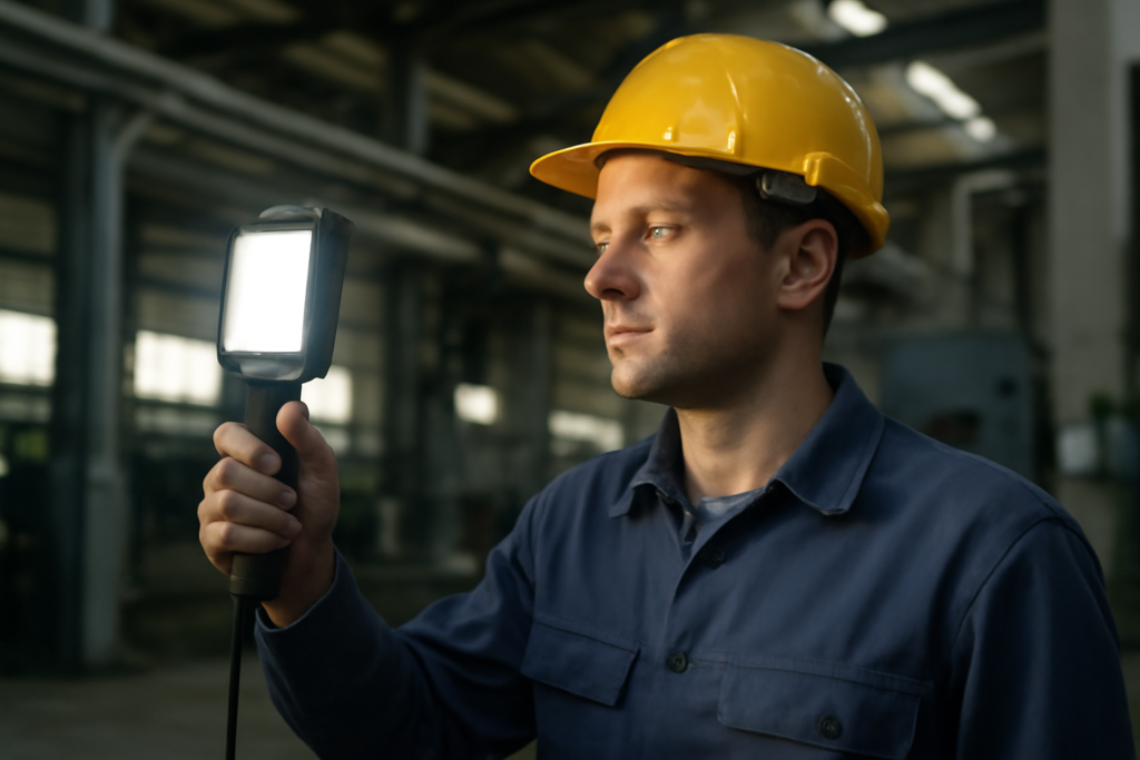 Beneficios de usar iluminación portátil en entornos industriales