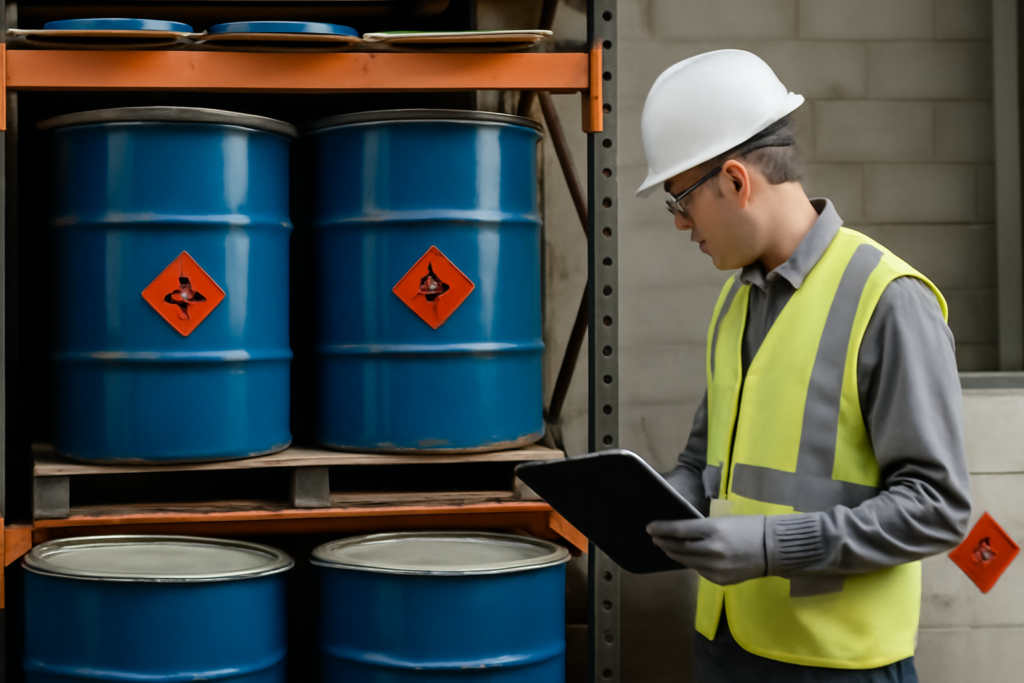 Errores comunes al almacenar materiales peligrosos