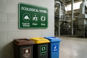 Normativa ambiental vigente: Guía completa sobre los puntos ecológicos obligatorios en plantas y centros de producción.