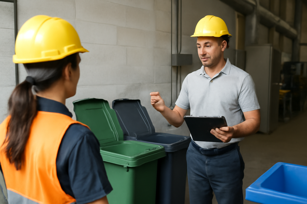 Capacitación para operarios: Estrategias efectivas para que el personal de planta use los contenedores correctamente y reduzca la contaminación cruzada.