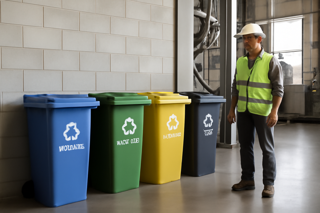 Evita multas ambientales: Qué exige la ley actual sobre estaciones de reciclaje en plantas de producción.